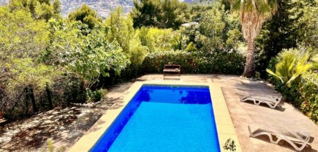 CL 605 Moderna casa para 6 personas con piscina privada y vistas al mar cerca de Calpe, en la Costa Blanca
