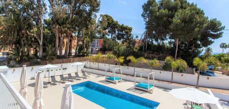 BN 121/3 Modern Apartment for 2 persons with Swimming Pool near Fustera Beach on the Costa Blanca
