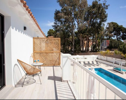 Costa Blanca Benissa Apartment mit Pool am Mittelmeer mieten