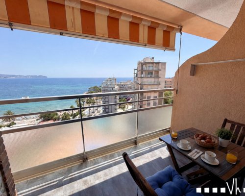 Ferienwohnung mit Pool und Meerblick am Peñón de Ifach in Calpe-Spanien Costa Blanca