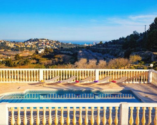 Luxusvilla für 12 Personen Privater Pool Meerblick Calpe Spanien Costa Blanca