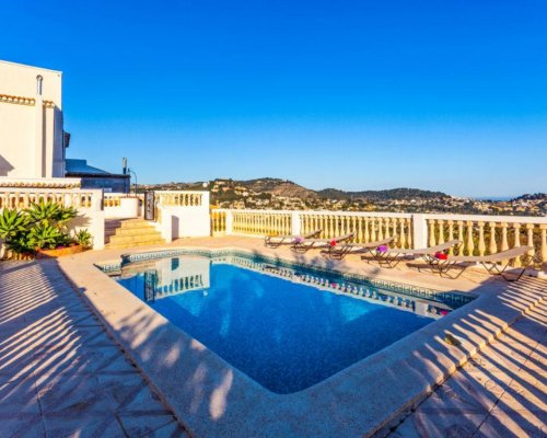 Luxusvilla für 12 Personen Privater Pool Meerblick Calpe Spanien Costa Blanca