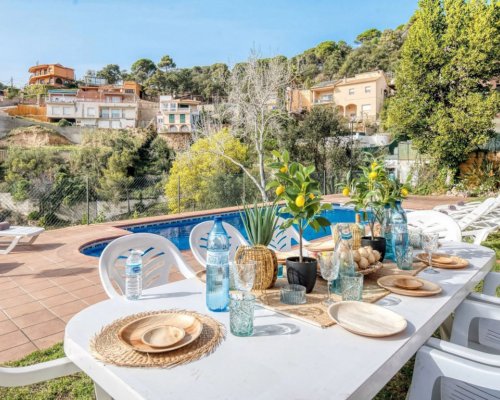 Großes Ferienhaus privater Pool – Lloret de Mar Cala Canyelles