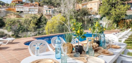 LL 956 Grande villa de vacances pour 14/17 personnes avec piscine privée et vue sur la mer près de Lloret de Mar, Costa Brava