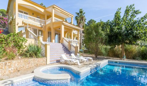 LL 652 Exklusive Ferienvilla für 6/8 Personen mit Meerblick & privat Pool Costa Brava Lloret de Mar