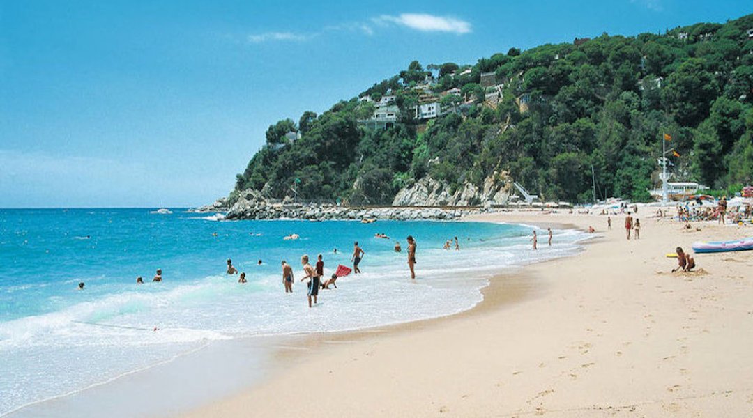 Urlaub in Spanien Costa Brava Badebucht Cala Canye