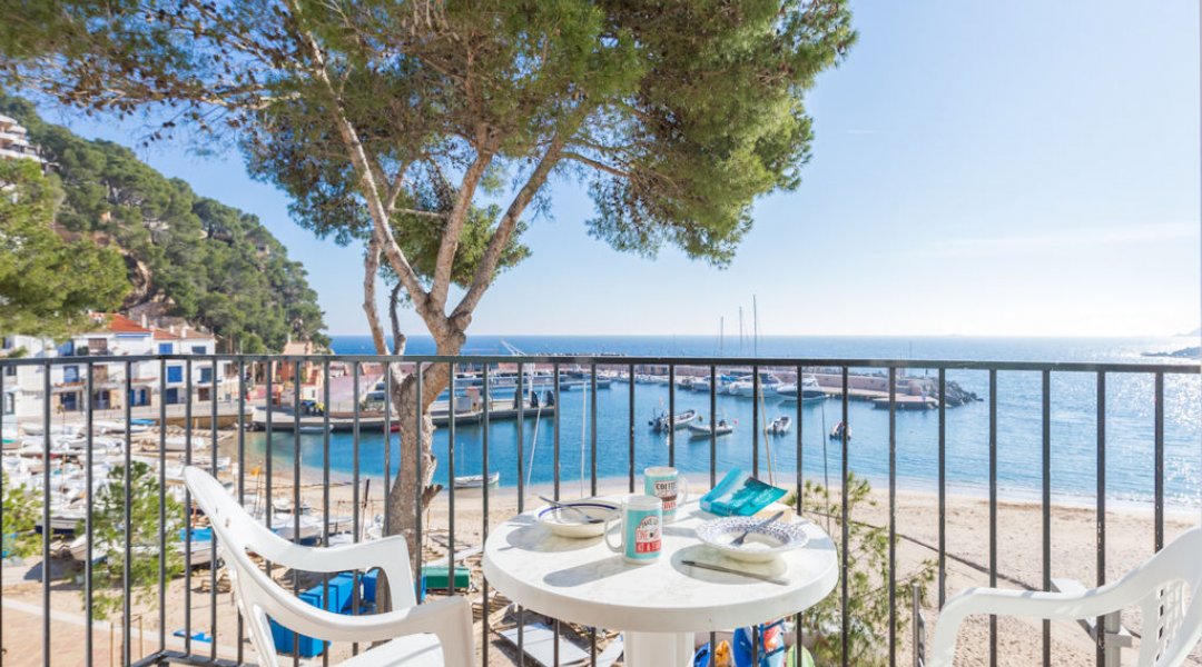 Spain Apartment 1st row beach Llafranc Costa Brava