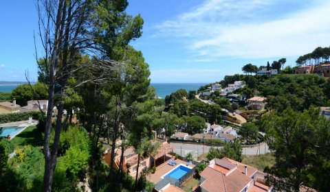 PP 218 Ferienhaus für 6 Personen mit Meerblick am Playa de Pals an der Costa Brava