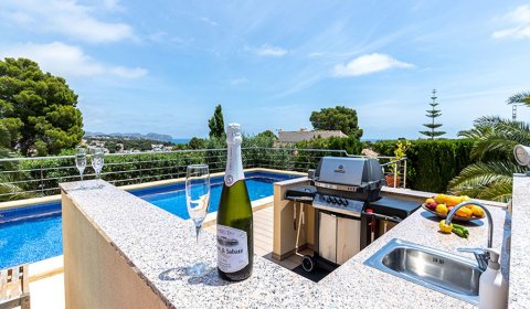 BN 811 Luxury Holiday Home for 8 persons – Private Pool & Sea Views, Benissa, Costa Blanca